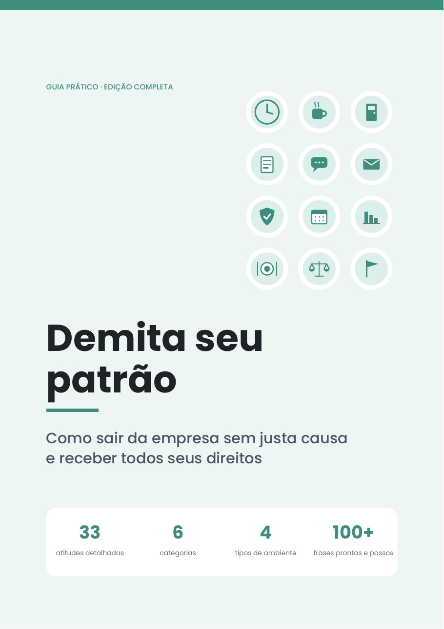 Capa do guia Demita seu patrão